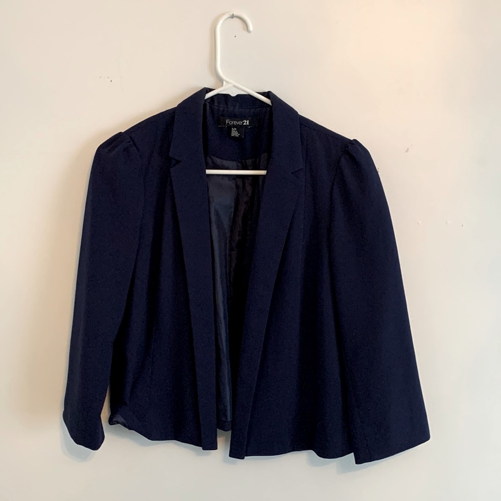 Navy blue blazer